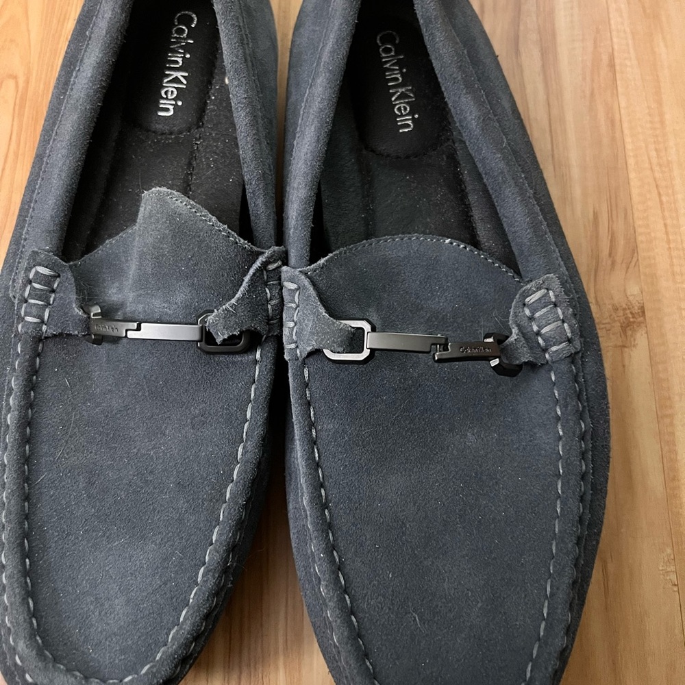 Calvin Klein Men's Gray Loafers